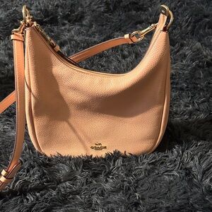 Coach Light Peach Leather Bag